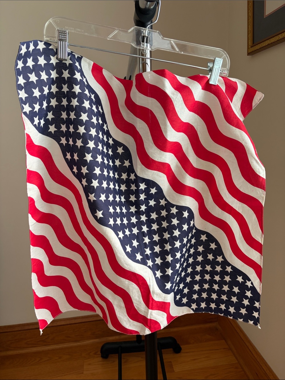 American Flag Star & Stripe Scarf - Red, White & Blue